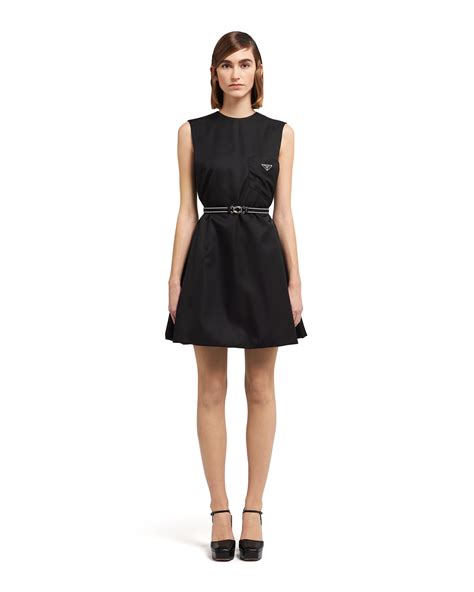 black prada dress|prada nylon sheath dress.